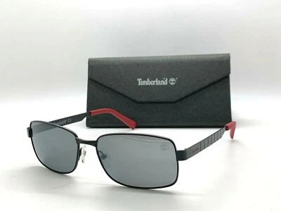 NUEVO Timberland TB 9226 02D NEGRO 57-16-145MM POLARIZADO Gafas de sol/FUNDA Foto 1 de 2