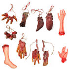 Fake Body Bloody Halloween Horror Arm Hand Foot Finger Hanging Props Scary Decor