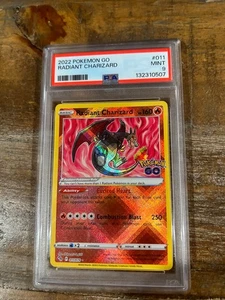 POKEMON 2022 GO RADIANT CHARIZARD #011 PSA 9 Mint RARE - Picture 1 of 2
