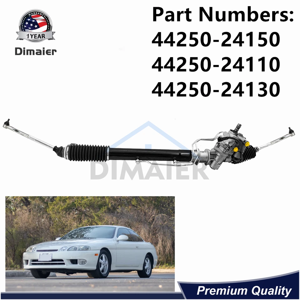 Conjunto de engranaje de dirección asistida (para cremallera y piñón) para Lexus SC300, SC400 1992-2000 Foto 1 de 4