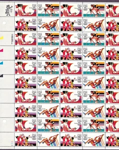 EAS_STAMPS US #C109-112 Mint Sheets F/VF - Picture 1 of 1
