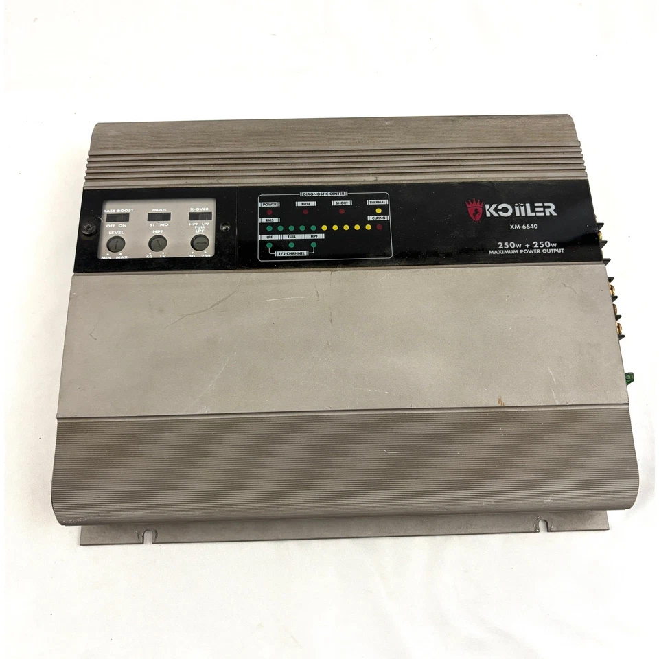 Amplificador Coche Koiiler XM-6640 2 Canales 250w Foto 1 de 4