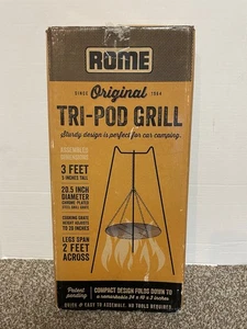 Rome Tri-Pod Grill 117-EZ Camping Jagd Outdoor - NEU! KOSTENLOSER VERSAND! - Bild 1 von 1