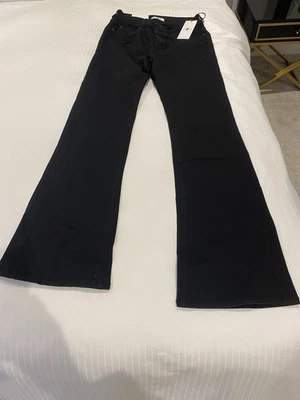 Seven for All Mankind Women's Jeans Black Bootleg Size 12 Stretch Jeans - Image 1 of 4