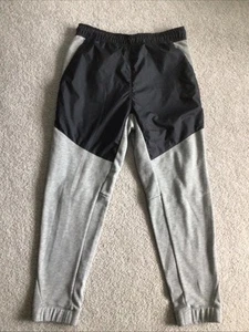 Nike Utility Core Fleece Dri-Fit Gray Black Training Pants Mens Size M - Picture 1 of 6