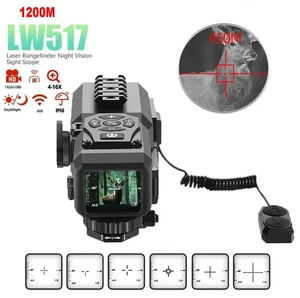 4-16X WiFi Night Vision Scope 1200m Laser Rangefinder HD Video Cam Hunting74 字符 - Picture 1 of 15