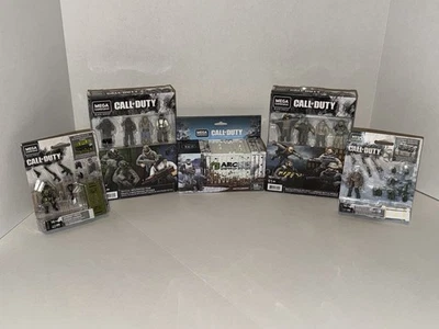 Lote de Mega Construx Call of Duty NOVO 5 Conjuntos Novo Na Caixa 11 Minifiguras Acessórios de Armas - Imagem 1 de 4