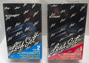 Juego de hojas de béisbol 1991 serie 1 y 2 caja sellada 36 paquetes cada caja sin abrir - Imagen 1 de 3