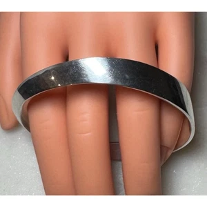Brazalete vintage modernista de plata de ley 925 de diseñador Cohn 46 g - Imagen 1 de 10