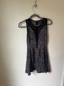 For Love Of Lemons Animal Print Dress Womens Sz S - Picture 1 of 6