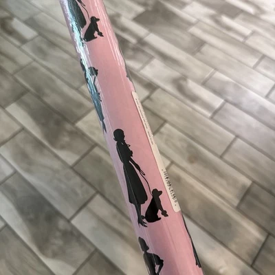 复古美国问候双面包装纸卷贵宾犬女性 — 第 1/4 张图片