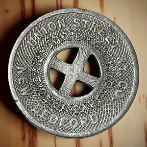 ND (1927) New Bedford Union Street RY CO Massachusetts Transit Medaille MA 550 H - Bild 1 von 9