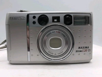 Cámara fotográfica Samsung Máxima Zoom 120Ti 38-120 mm cuarzo fecha apuntar y disparar Foto 1 de 4