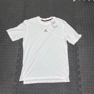 Nike Air Jordan XS Sport Dri-Fit Dri Fit White T-Shirt Shirt New DH8920 100 - Picture 1 of 7