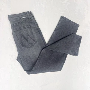 MOTHER THE TOMCAT ANKLE JEANS SIZE 32 BUTTON FLY GRAY - Picture 1 of 9
