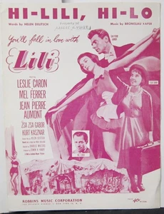 Hi-Lili, Hi-Lo - Helen Deutsch & Bronislau Kaper - Sheet Music  1952 - Picture 1 of 3