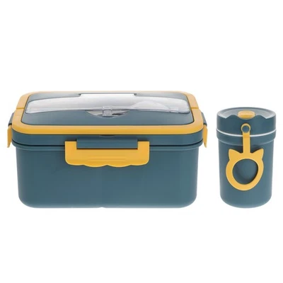  1 set scatola bento creativa custodia in plastica bento custodia per - Immagine 1 di 4