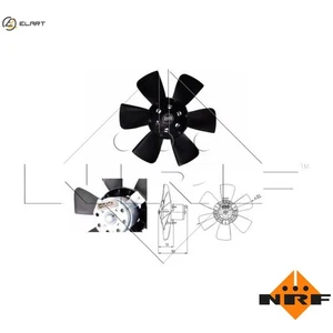 FAN ENGINE COOLING 47390 FOR HC/GG/HB 1.1L AER/ANV/ALD/AUC 1.0L 1Y/AEY 1.9L 4cyl - Picture 1 of 10