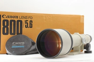 [NEAR MINT in Box] Canon FD 800mm f/5.6 SSC S.S.C. MF Super Telephoto From JAPAN - Image 1 of 4
