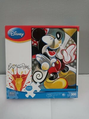 Rompecabezas Disney Expressions 300 piezas Mickey Mouse rodilla abofeteado riendo Foto 1 de 2