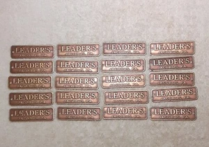 PLACA DE IDENTIFICACIÓN DE LATÓN JACOBUS PA TIENDA FABRICANTES DE MUEBLES Y ATAÚDES LÍDERES 20 ETIQUETAS DE IDENTIFICACIÓN - Imagen 1 de 8