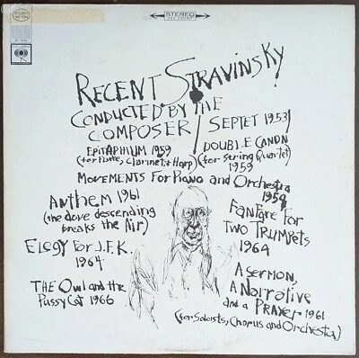 Recent Stravinsky/Conducted By the Composer/Septet 1953.... 2Eye/ Stereo/NM Foto 1 de 4