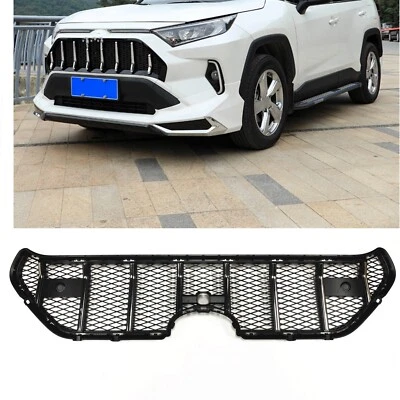 For Toyota RAV4 2019 2020-2024 Front Bumper Grille Grill Silver Body Kit 1PC - Image 1 of 4