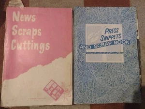 Pair Of Scrapbooks. 1960's-1970's Moon Landing And Space Race Articles  - Picture 1 of 15