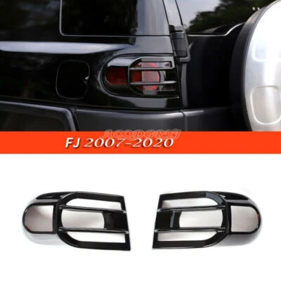 For Toyota FJ Cruiser 2007-2014 Glossy Black Exterior Tail Light Lamp Frame Trim Foto 1 de 3