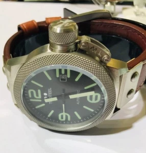 NEW Authentic TWS CS25 Box/Papers 45MM BLACK DIAL AUTO - Picture 1 of 4