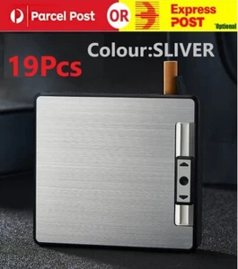 Automatic Rechargeable Electric USB Cigarette Case Lighter Gift Dampproof Box - Picture 1 of 7