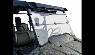 Honda Pioneer 700 700-4 Folding Full Front Windshield 2014-2021 USA Made - Image 1 of 4