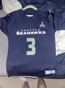 Russel Wilson Super Bowl 49 T-shirt Jersey - Picture 1 of 1