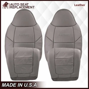 2001 Ford F250 F350 F450 F550 Lariat Super Duty Replacement Seat Cover in Gray - Picture 1 of 20