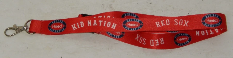 MLB Baseball Red Sox Lanyard Blue Red White - Image 1 of 1