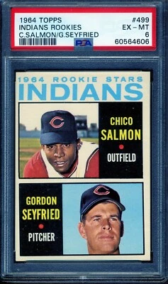 1964 Topps #499 Cleveland Indians Rookies PSA 6 EX-MT - Image 1 of 2