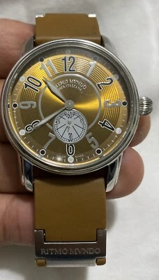 二手 Ritmo Divina 0920 瑞士制造银色 WR 5ATM 男女通用腕表 — 第 1/4 张图片