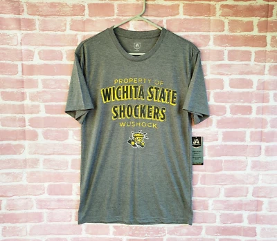 🔥 Wichita State Shockers J.America Gray Shirt Men's Small S Tall NWT - Image 1 of 4