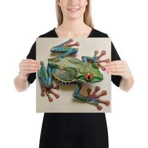 World of Wilds - Wall Frog 1 - artistic poster - Picture 1 of 16