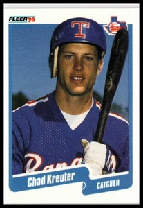 1990 Fleer #303 Chad Kreuter Texas Rangers - Bild 1 von 2
