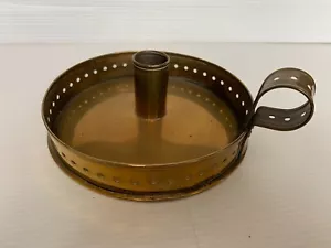 Vintage Brass Candle Holder - Picture 1 of 3