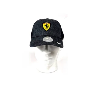 Ferrari Trucker Cap Black - Picture 1 of 3