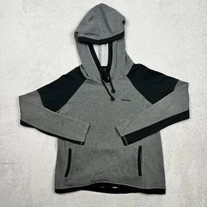 Reebok Activewear Hoodie Sweatshirt Women Large L Hooded Long Sleeve Grey - Picture 1 of 7