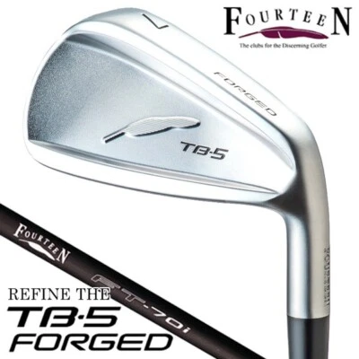 FOURTEEN  2023 TB-5 FORGED ironset 6-9PW 5pc FT-70i graphite shaft UniFlex RH - Image 1 of 4