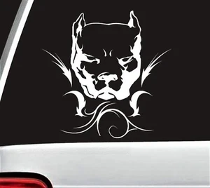 Pitbull Dog Car Decal Pit Bull Window Sticker for Car Bully Breed Pet Gift - Picture 1 of 4