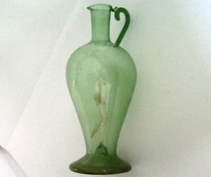 Rare OLD Antique Imperial Russian JUG Decanter GLASS HANDMADE - Imagen 1 de 8