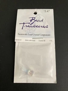 Echte Bleikristall Komponenten Made in Austria 6 mm Würfel Perle - Bild 1 von 7