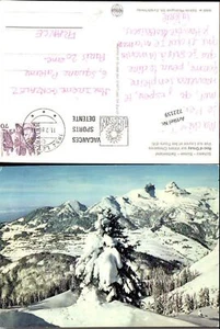 722159 Roc d Orsay Villars-Chesières Vue sur Leysin et les Tours-d Ai - Picture 1 of 1