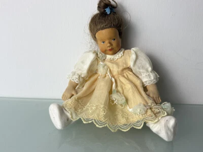 Muñeca Artista Coleccionista Muñeca Cabeza Madera 33 cm Estado Ver Foto - Imagen 1 de 3