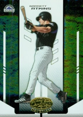 2004 Leaf Certified Materials Garrett Atkins 66 Rockies - Image 1 of 2